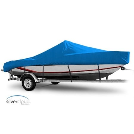 Eevelle Boat Cover BAY BOAT Rounded Bow, Low or No Bow Rails, Outboard Fits 30ft 6in L up to 120in W Royal SCCCB30120B-RYL